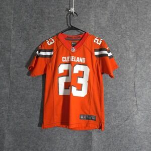 Cleveland Browns Joe Haden #23 NFL Nike Jersey Orange Kids Size Medium NFL Sport